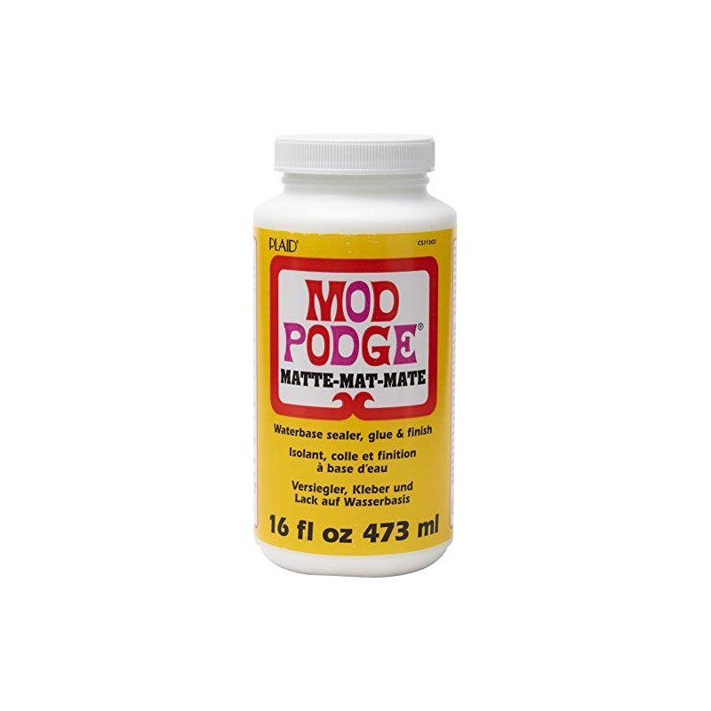 Mod Podge Complete Decoupage Kit-Two 16oz Bottles Waterbase Sealer/Glue (Matte