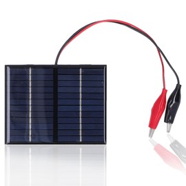 SALALIS 1.5W 12V Mini Small Solar Panel Module DIY Polysilicon Solar Cell Charger High Efficiency Output Power for Home DIY Projects, Toys and Chargers（115x90mm）