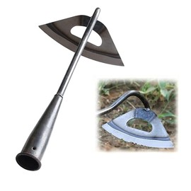 All-steel Hardened Hollow Hoe, Garden Hoes for Weeding Handheld Weeding Rake Garden Weeding Tools, Easy Weeding and Soil Loosening, Farm Weeding Accessories