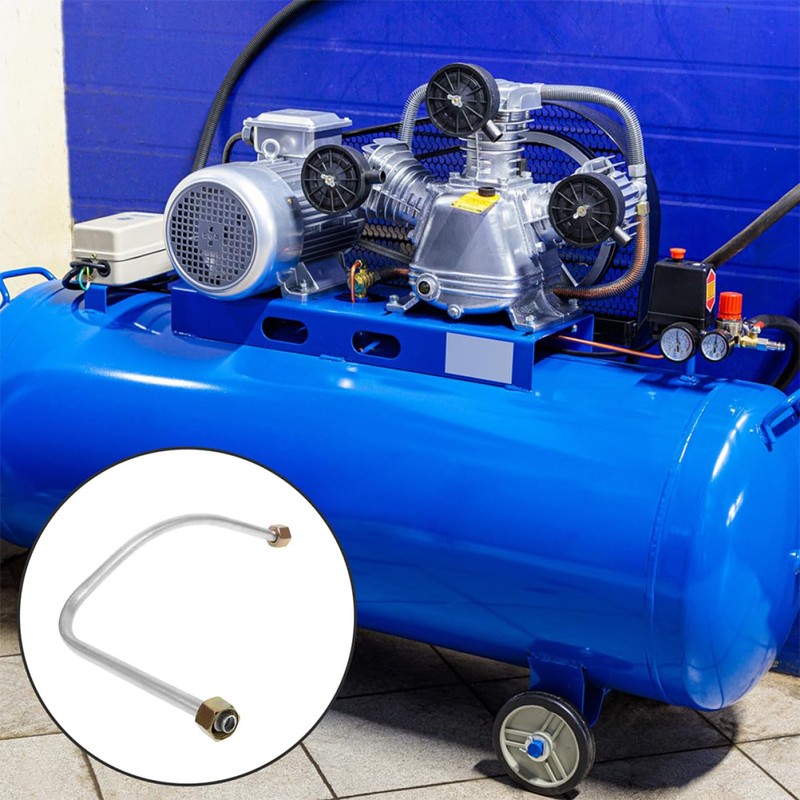 Tofficu 2pcs Aluminum Air Compressor Durable Replacement Parts for Industrial