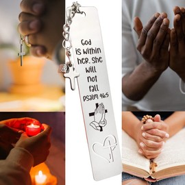 Inspirational Bookmarks Gifts for Women, Friends, Book Lover, Christian Gifts for Women, Friend, Coworker, Boys, Religious Gifts for Daughter, Son, Faith Gifts for Women, Teacher, Readers- WB72