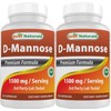 Best Naturals D-Mannose 1500 mg Per Serving 120 Capsules (Pack