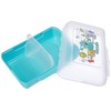 Emsa 514482 Lunch box for children, Removable partition, monster motif,