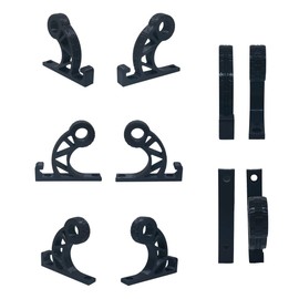 Soporte para Casco/Perchero soporte De Pared Para Casco, Ropa, Accesorios Moto O Bici (Negro)