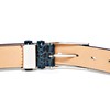 COXSWAIN CW20203-29 Men's Belt, Genuine Leather, Navy, Croc Embossing, 1.2