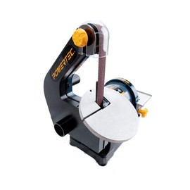 POWERTEC BD1502 Belt Disc Sander for Woodworking | 1 in. x 30 in. Belt Sander with 5 in. Sanding Disc