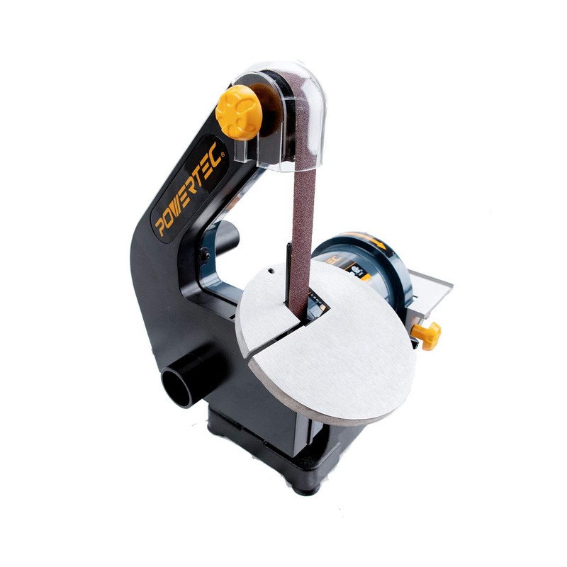 POWERTEC BD1502 Belt Disc Sander for Woodworking | 1 in.