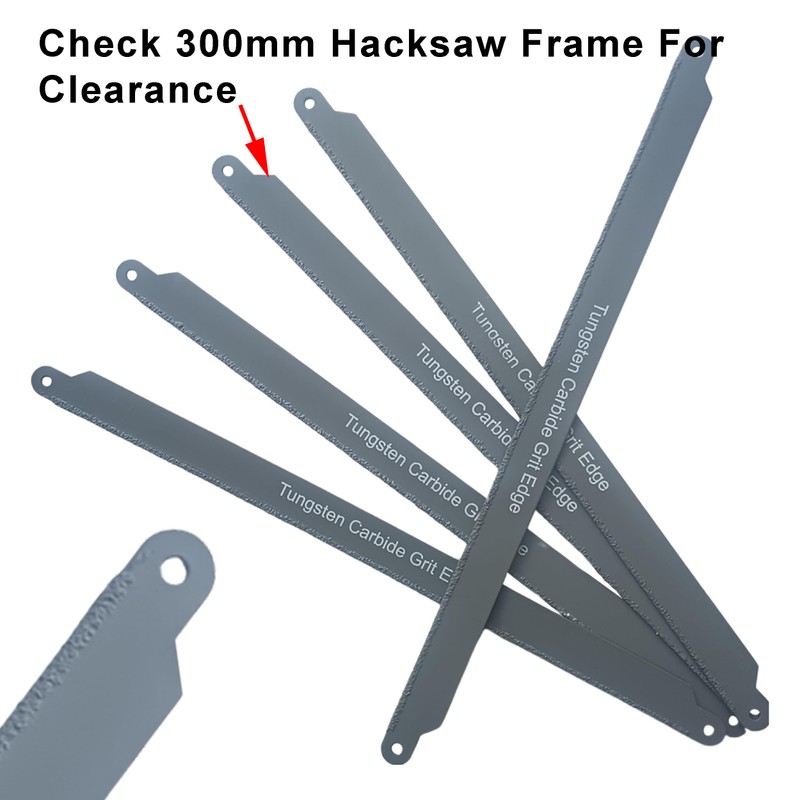 Carbide Hacksaw Blade 12 inch x 3/4 in (300x19mm) x