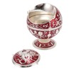Ball Ashtray with Windproof Lid Retro Dragon Stereoscopic Relief Zinc