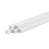 MECCANIXITY Plastic Model Tube ABS Square Tube 5/16"x5/16"x10" White Easy