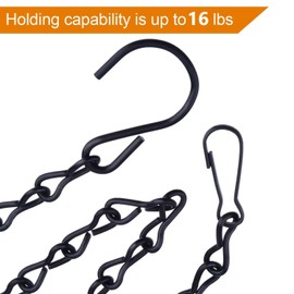 Onwon 35 Inch Hanging Chain for Bird Feeders, Planters, Suet Baskets, Fixtures, Lanterns, Ornaments and More