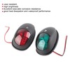 2pcs Waterproof Boat Navigation Light Green Red Marine LED for