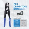 iCrimp IWS-1234N Pex Pipe Crimping Tool, Plumbing Tool with Convertible