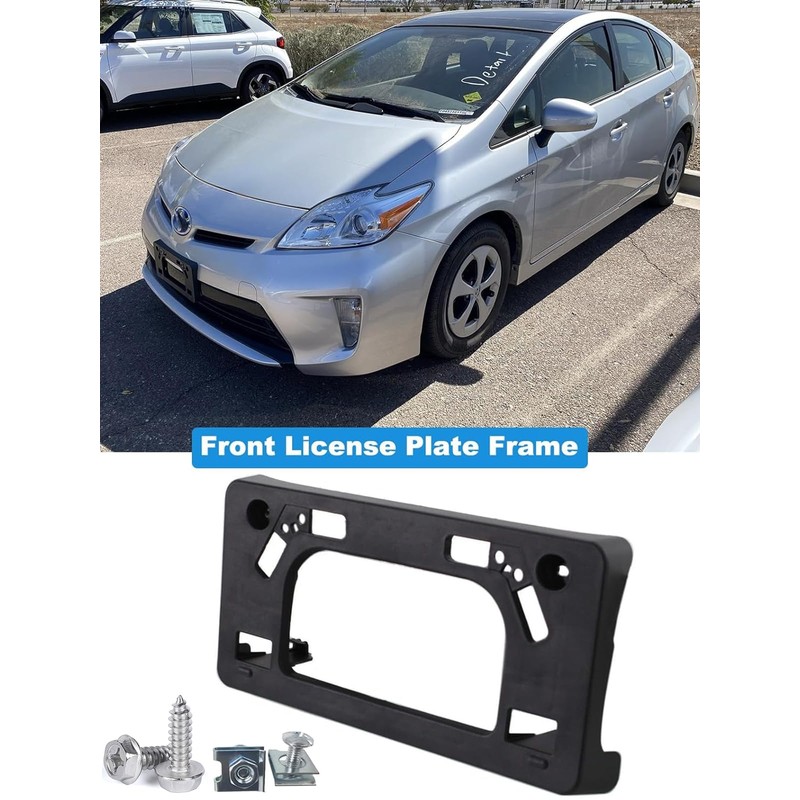 FASTCHE Front License Plate Frame Compatible with 2012 2013 2014