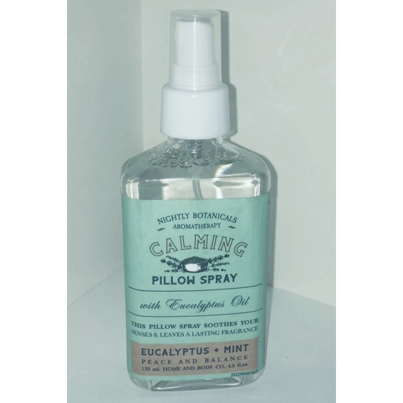 Home And Body Co. Nightly Botanicals Aromatherapy CALMING Pillow Spray