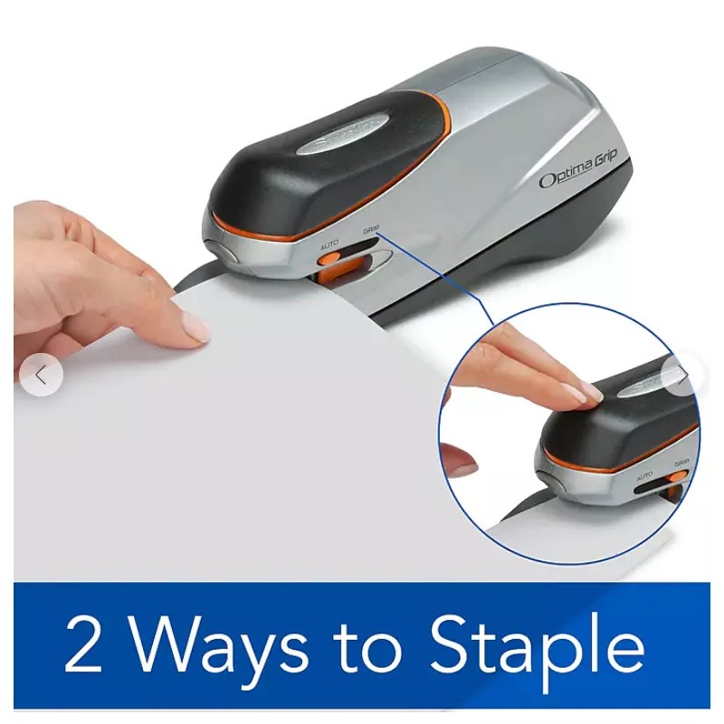 Swingline New Swingline Optima Grip Electric Stapler, 20 Sheet Capacity,