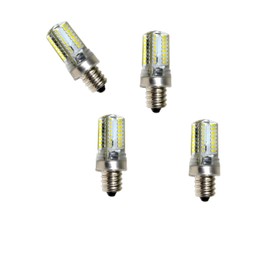 HQRP 4-Pack E12 Candelabra Base LED Bulb Warm White AC 110V for Himalayan Salt Lamps Light Bulb Replacement