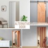 Vatge Accordion Door Curtains for Closet, Laundry Room Curtain for