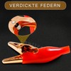Copper Alligator Electric Clips 45 mm Red 8 Black 8