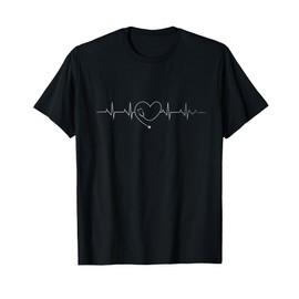 Medical Nursing Heart Stethoscope Heartbeat Medical Nurse T-Shirt