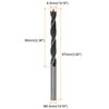 sourcing map 3pcs Brad Point Drill Bits 6.5mm(1/4") Dia Straight