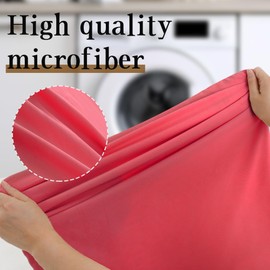 Laundry Bag 12 Pack, 40" x 30" Bulk Laundry Bags Travel with Drawstring, Storage bag suitable for quilts, pillows, pillowcases(12 Pack,Burgundy)