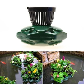 4pcs Aquaponics Floating Pond Planter Basket Kit - Hydroponic Island Gardens