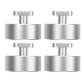 4PCS Jack Pad Billet Aluminum Lift Point Jack Adapter Pucks Jack Pad Stand for C7 Z51 Z06 C6‑Z06 Silver