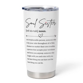 AMOUREEZ Friendship Gifts for Women Friends, Gifts for Friends Female, Gifts for Best Friend - Gifts for Sister - Sister Birthday Gifts - Birthday Gifts for Friends Female, Bestie, BFF Tumbler 20Oz