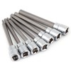 7Pcs Extra Long Hex Bit Socket Set 3/4/5/6/7/8/10 mm Drive