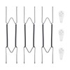 Plate Hangers for Wall for 10-14 inch, 3 Pack, Black