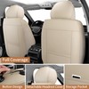 hoozoom Leather Front Car Seat Covers Breathable Seat Covers Waterproof