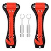 Pack of 2 Emergency Hammer for Car, 2-in-1 Emergency Hammer