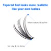 Bransfy False Eyelashes Clusters 280pcs DIY Eyelash Extension D Curl