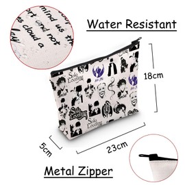 Anime Themed Makeup Bag Anime Fans Gift Solo Novel Lover Gift Anime Character Cosmetic Bag Adventure
