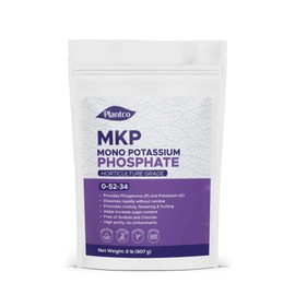 Monopotassium Phosphate Fertilizer MKP 0-52-34 from Plantco | Promotes Root & Flower Growth, Bloom Booster | Horticulture Grade Soluble Plant Food | 2 lb Bag