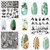 12PCS Nail Art Stamping Plate Nail Stamper Kit