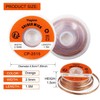 Solder Wick, Desoldering Wick with Flux No-Clean Electronic Desoldering Copper