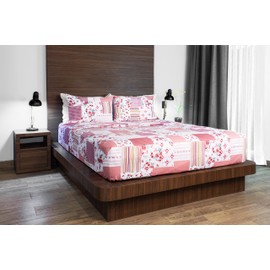 Yamel Grand Comfort; Juego de Sábanas Estampadas de Microfibra Hipoalergénicas con Tecnología Fresh Care (Nina, Matrimonial)