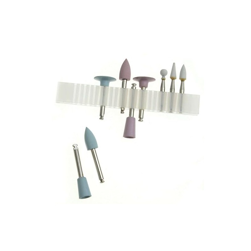 Kit de 9 pulidores de resina dental para devastar excesos