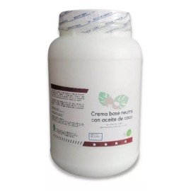 CLEANMAR Crema Base Organica Con Aceite De Coco Sin Parabenos 1kg