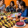Baderke Mexico Taco Holder Stands Set of 6 Black Large