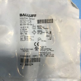 BALLUFF BES 516-325-S4-C PNP, 2 MM Range, 200 MA, Normally Open, 3PIN, 10-30 VDC, Proximity Sensor, INDUCTIVE, BES01C8