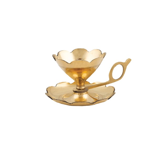 Shubhkart Aarti & Diya Lamp/ Oil Lamp with a Supportive