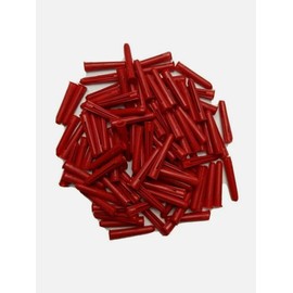100 Red 6mm Wall Plugs Masonry Wall Plugs, 6.0mm Fixing Hole Diameter, for Stone, Brick or Concrete 6mm Red Fixing Plastic Expansion Raw Plugs - 100 Wall Plugs
