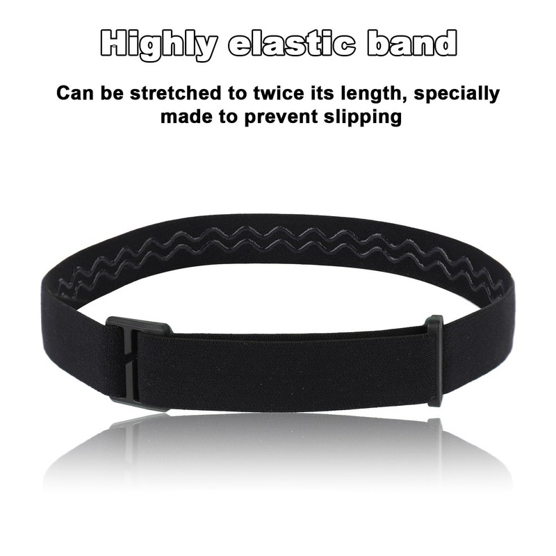 Tinoaly Elastic Headlamp Strap, Headlamp Strap Replacement Comfortable Headband Band