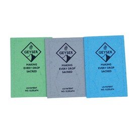 Geyser EcoSponge 3-Pack - Replacement Bath Scrub Sponges for The Geyser EcoShower or Clean Kit for Camping, RVing, Overlanding, & Outdoor Recreation - Assorted