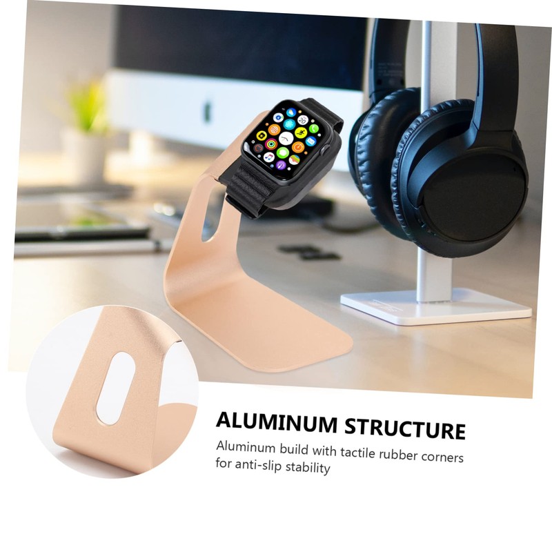 OSALADI 3pcs Aluminium Alloy Charging Stand for Gold Anti- Design