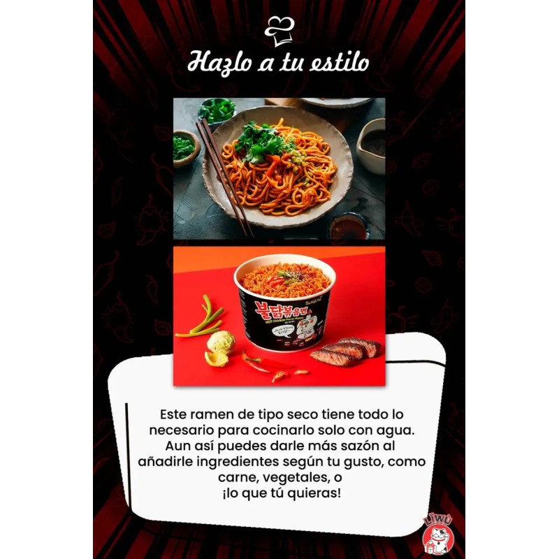 Ramen Coreano Picante Cup 6 Piezas 70g Samyang