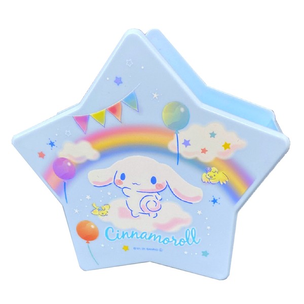 Sanrio Cinnamoroll コスメティックツールホルダー (メイクアップ ブラシ アイライナー マスカラ) 幅4.7インチ x 高さ4.5インチ